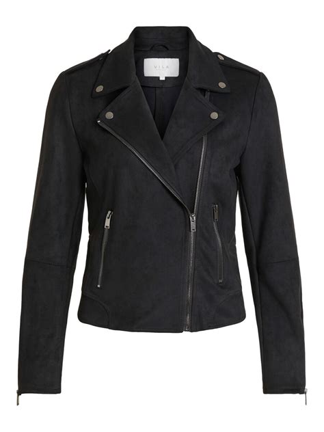 vila leather jacket|vila knitwear website.